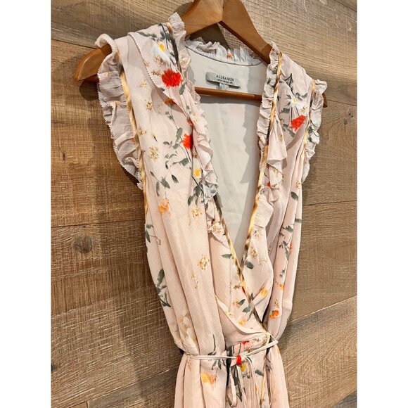 ALLSAINTS Ari Kora Mini Dress Size US 8 - Picture 9 of 14